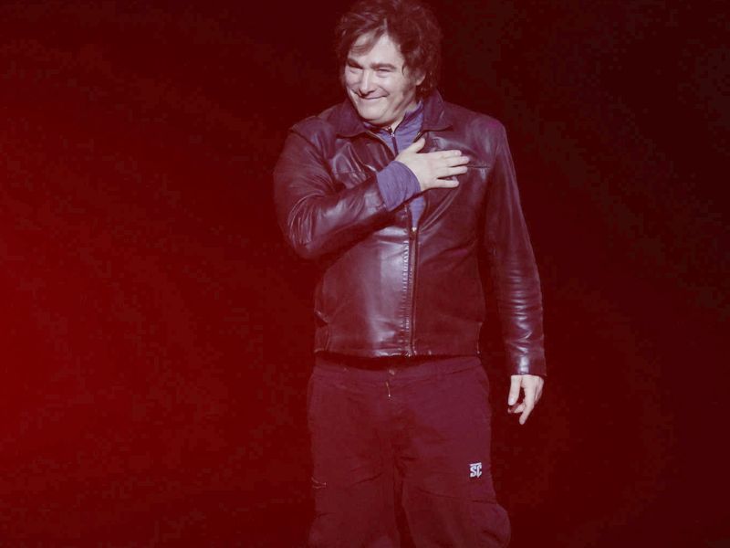 Javier Milei en concierto