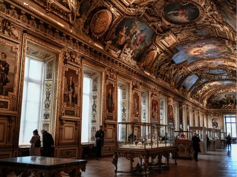 Galería de Apolo en el Museo del Louvre