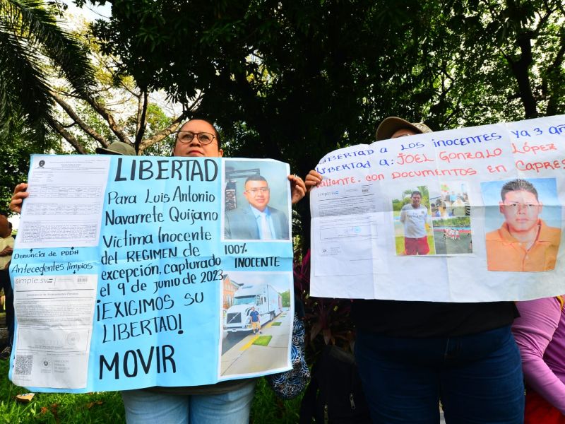 Madre de detenido durante el régimen de excepción