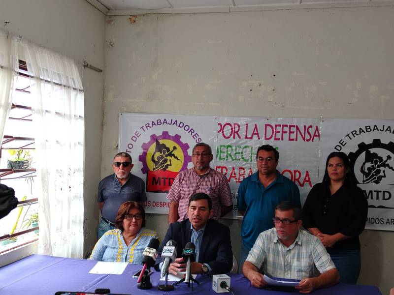 MTD y SIMETRISS denuncian despidos empleados públicos