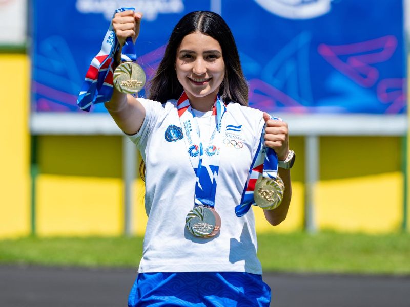 Ivonne Nóchez, cuarto oro en Juegos C.A. Foto: Cortesía Coes