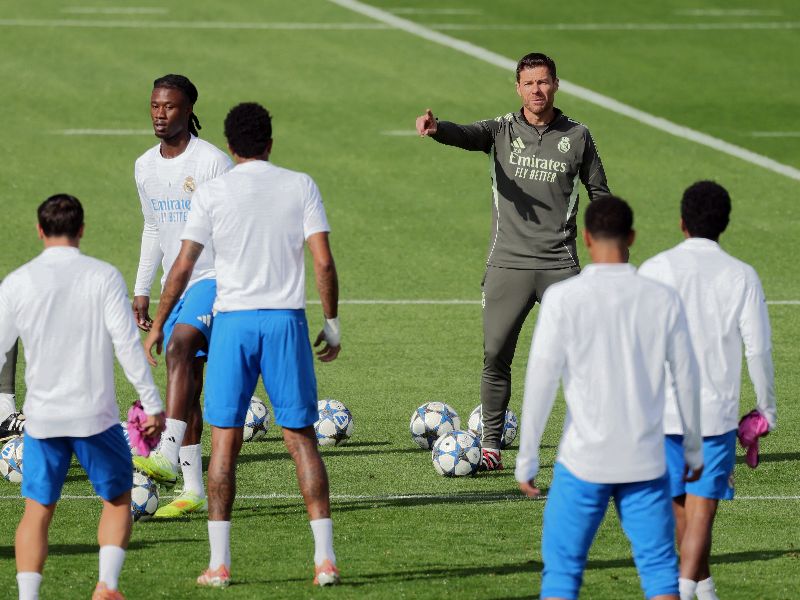 Entrenamiento del Real Madrid. Foto: EDH AFP