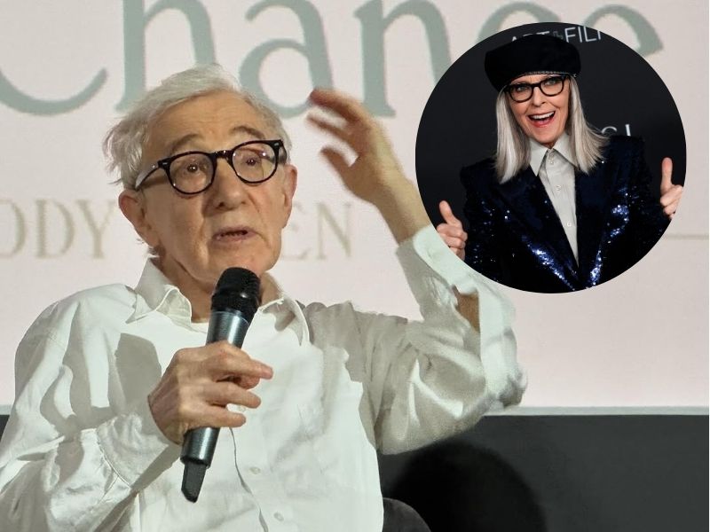 Woody Allen se despide de Diane Keaton.
