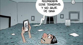 alecus lluvias El Salvador caricatura