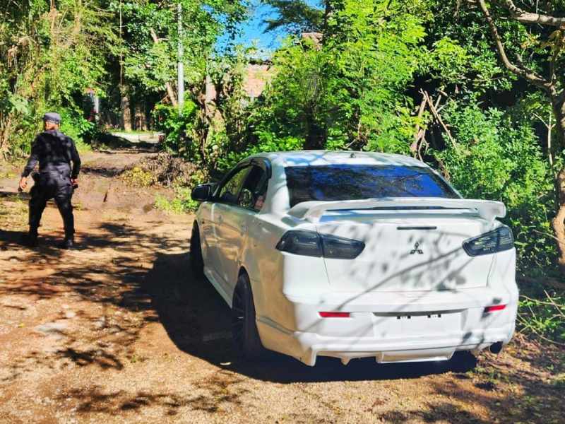 Este es el carro de la víctima. Foto / Cortesía PNC.