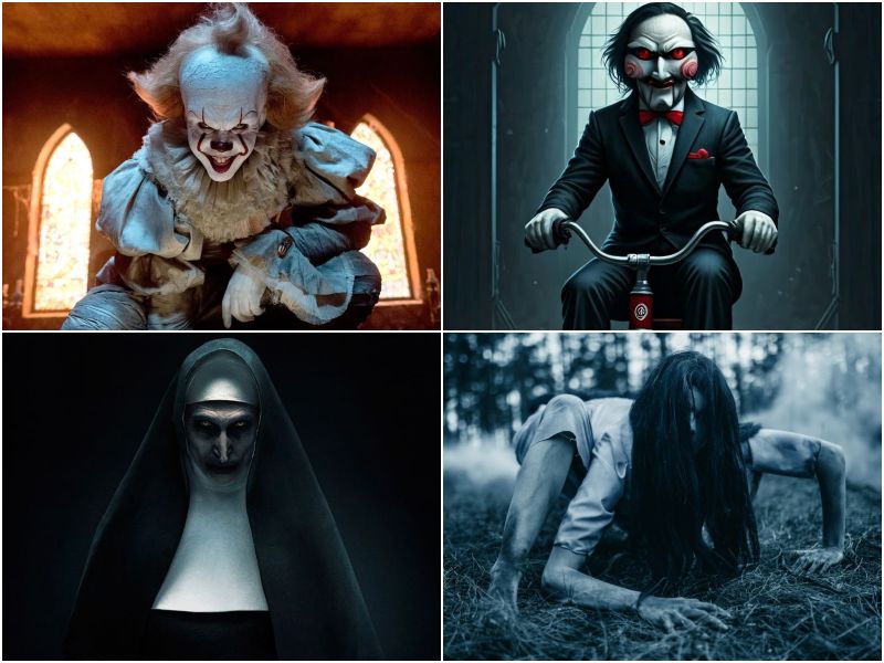 ¿Alguno de estos personajes te causa temor? Fotos: Shutterstock / New Line Cinema