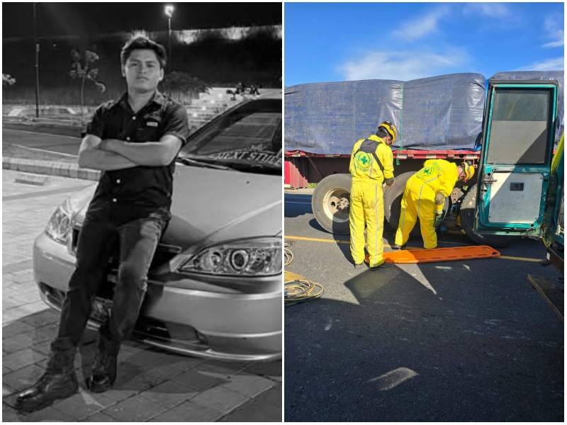 Joven murió al quedar debajo de una rastra en Sacacoyo. Foto / Cortesía