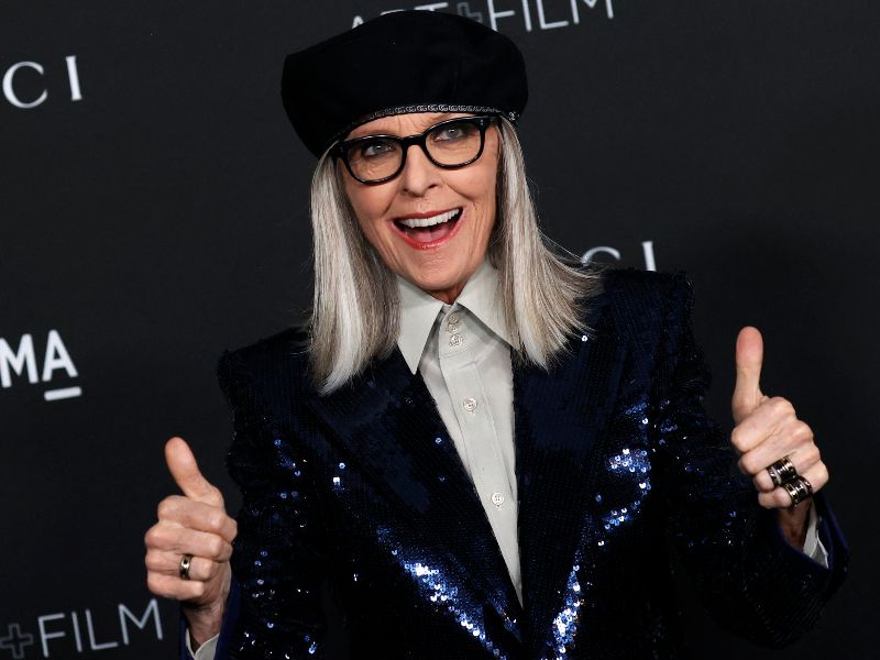Fallece Diane Keaton. Foto: AFP