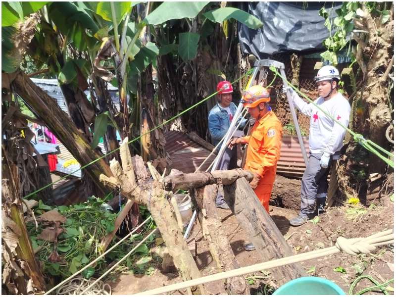 Lugar donde fue encontrado el cadáver de la mujer. Foto / Cortesía