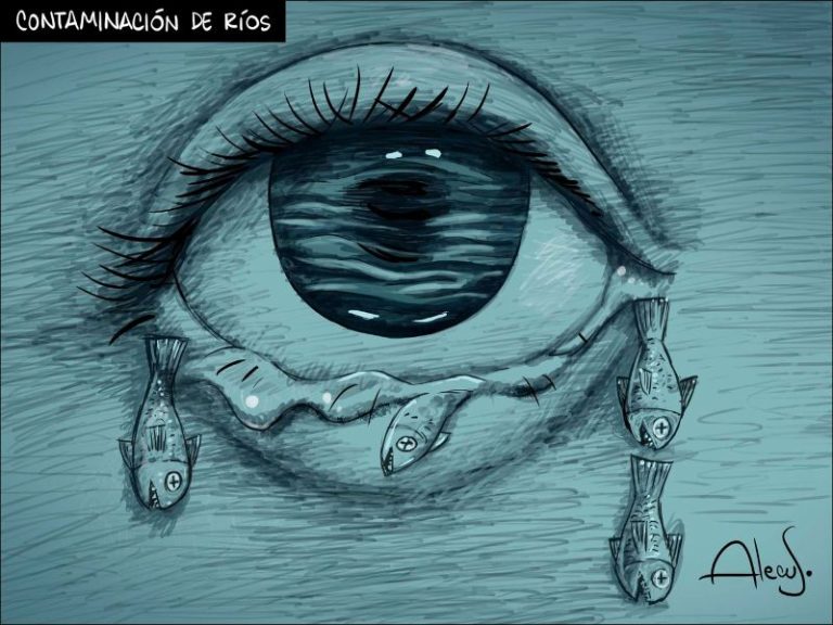 Alecus contaminación ríos