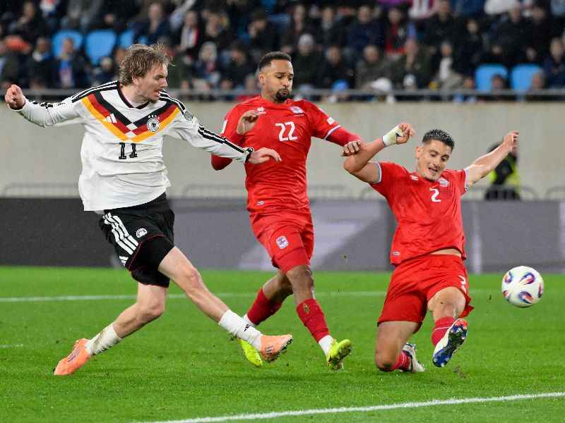 El jugador Woltemade anotó doblete para Alemania ante Luxemburgo. Foto: EDH AFP