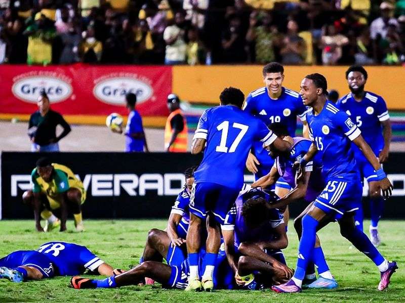 La selección de Curazao festeja su pase al Mundial 2026, en el duelo ante Jamaica (0-0). Foto: Imagen de carcácter ilustrativo y no comercial/https://x.com/Concacaf/status/1991032391725408327?s=20
