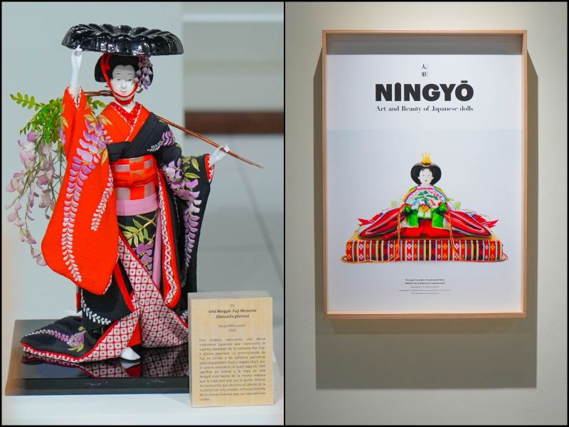 Exposición de muñecas japonesas en el Muna