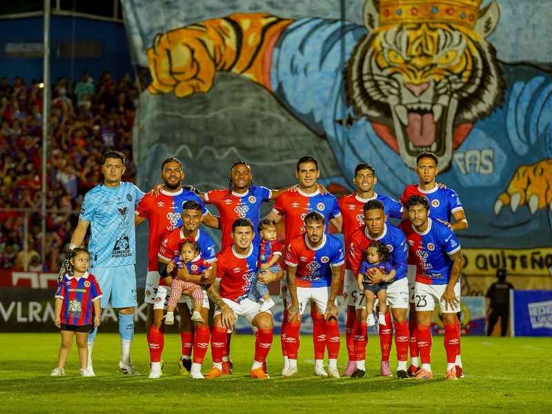 El titular de CD FAS, para la vuelta de cuartos en el Quiteño, ante CD Cacahuatique. Foto: Cortesía CD FAS
