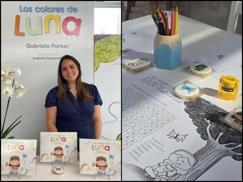 Docente y escritora Gabriela Parker lanza su libro "Los colores de Luna"