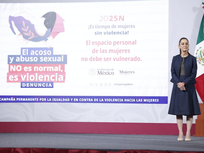 México plan contra abuso sexual mujeres Claudia Sheinbaum