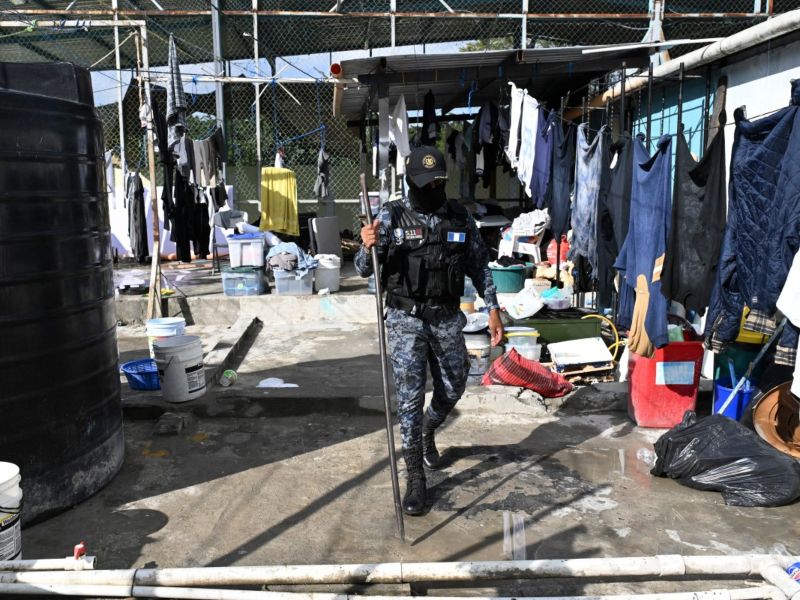 Pandilleros vivienda cárcel Guatemala