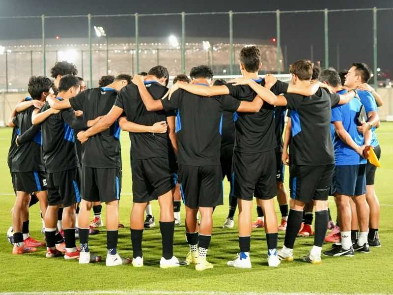 La Sub 17, concentrada en el Mundial de Qatar 2025. Foto: Cortesía Fesfut/LaSelecta