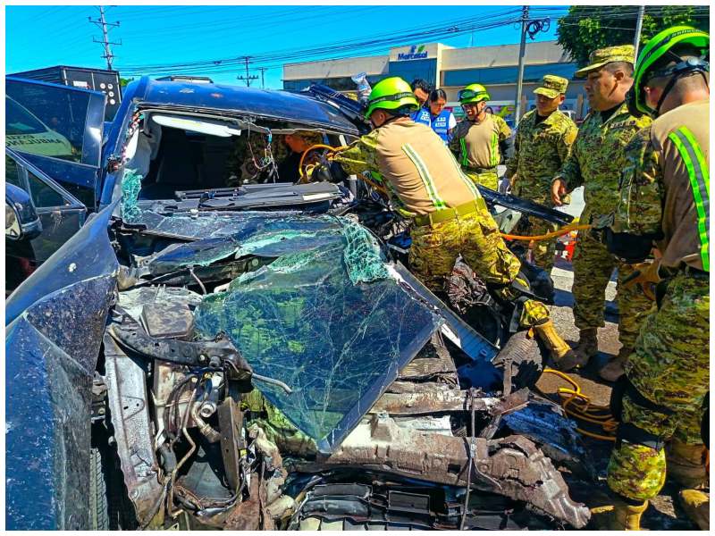 Escena del accidente en carretera a Colón. Foto / Cortesía PNC