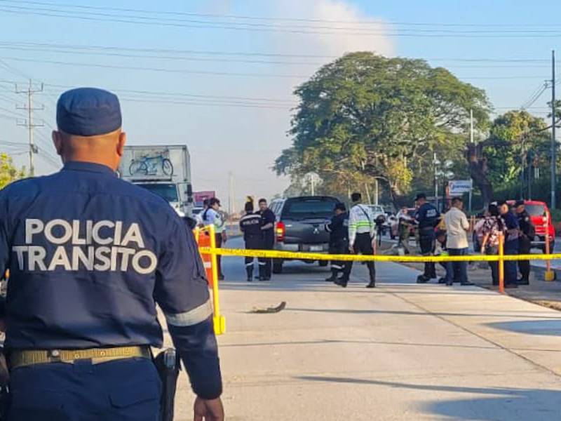 Hombre fue atropellado en San Juan Opico | cortesía