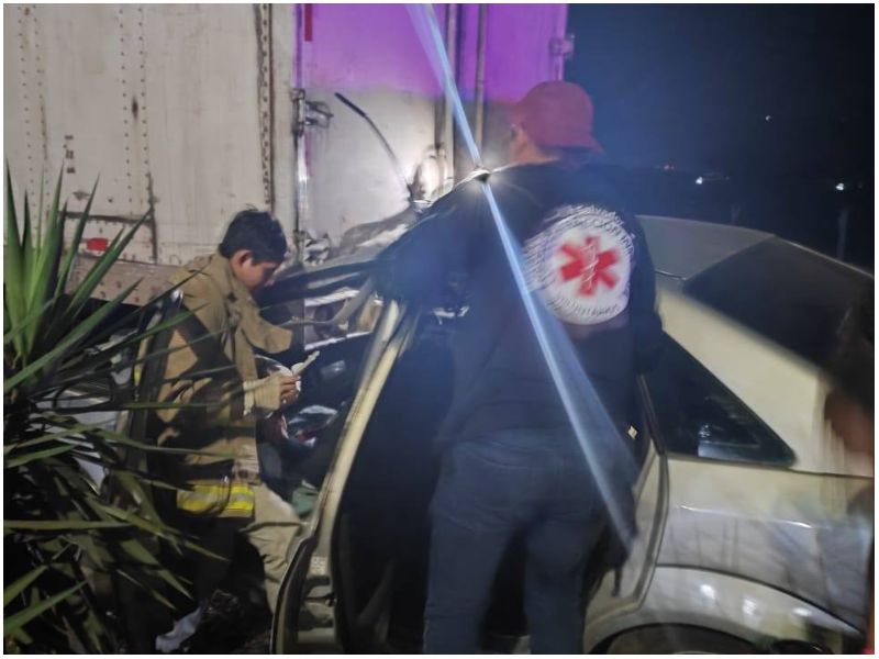 El Cuerpo de Reacción Inmediata atendió la emergencia en Ateos. Foto / Cortesía