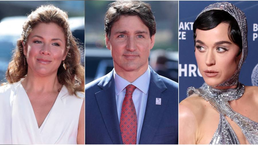 Sophie Grégoire rompe el silencio ante la mediática relación de su exesposo Trudeau y Katy Perry. Foto: AFP