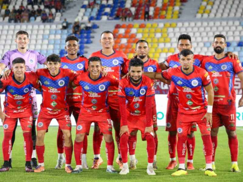 Este fue el último inicial cafetalero, en las semifinales de vuelta del Apertura 2025. Foto: Cortesía CD Cacahuatique