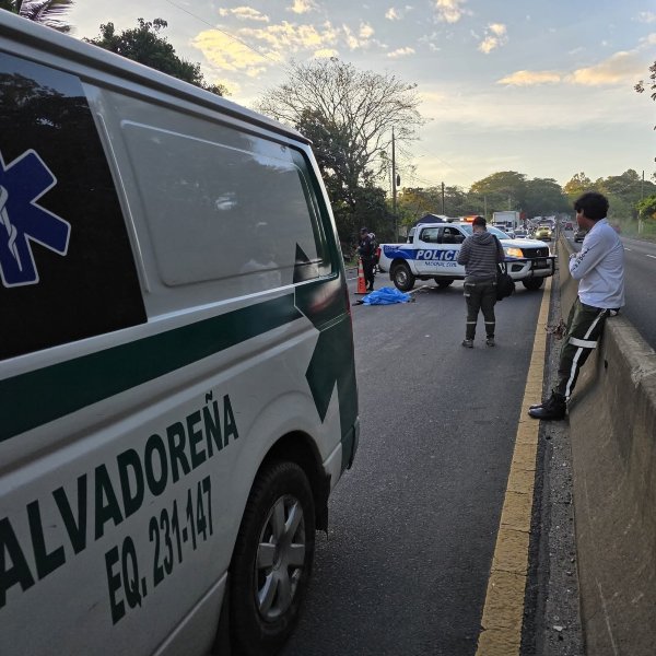 La Policía señaló que el presunto responsable será procesado por homicidio culposo. Foto EDH/Cortesía
