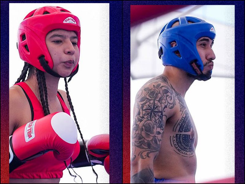Dos bronces dieron Karla Zelada y Pablo Deleon, en el kickboxing de los Bolivarianos. Foto: Cortesía Coes