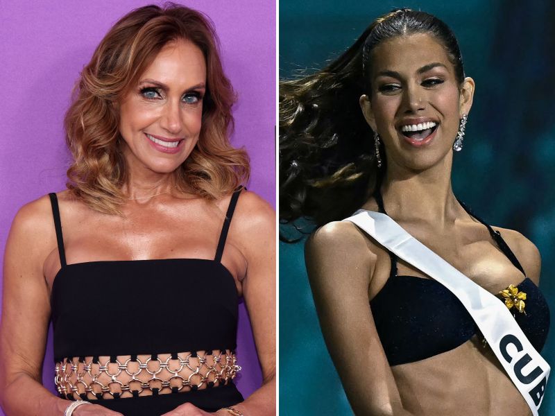 Lili Estefan y su hija Lina Luaces representando a Cuba en Miss Universo 2025