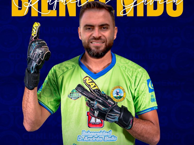El portero Rafa García es una nueva alta para Limeño. Foto: Cortesía Municipal Limeño