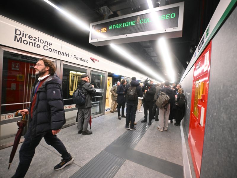 En el metro de Roma conviven el patrimonio y la modernidad