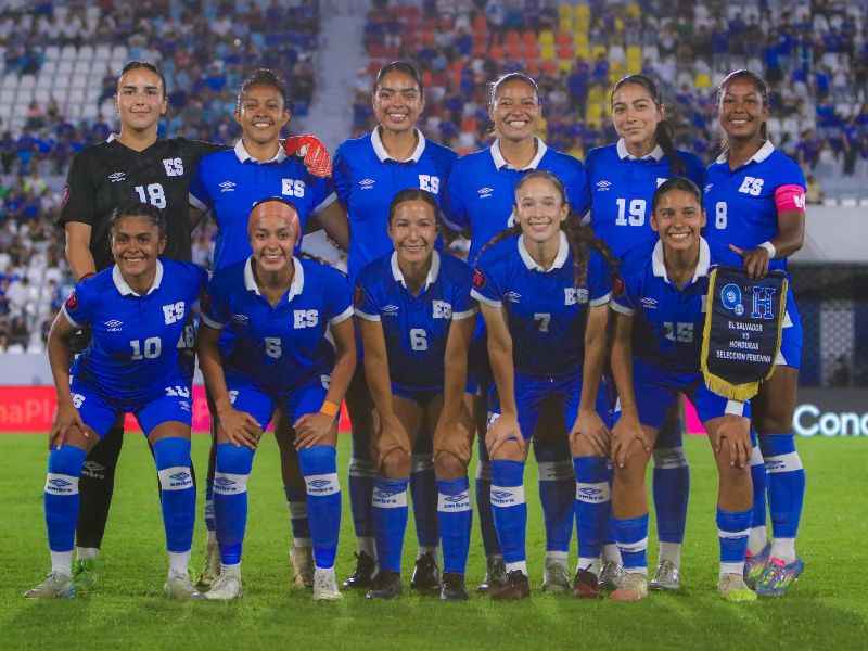 La Selecta Femenina, en el partido ante Honduras. Foto: Cortesía Fesfut/LaSelecta