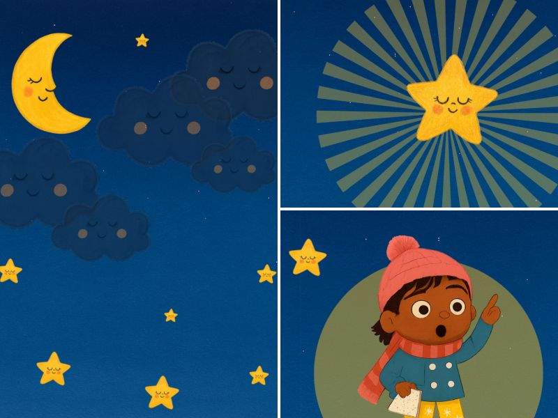 Cuento "Estrellita pequeñita" de Tessa Hernández