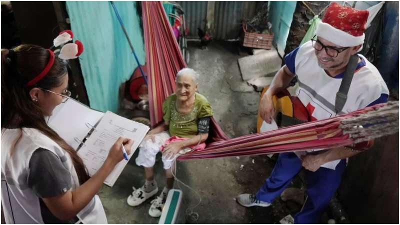 Un momento de alegría vivieron los pacientes que forman parte del programa de la Cruz Roja. Foto / Cortesía