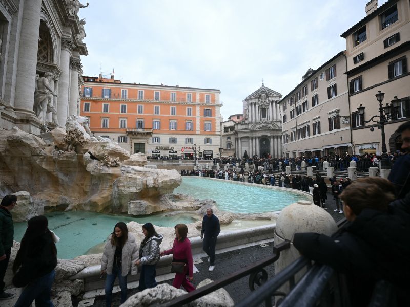 Fuente de Trevi. Foto AFP