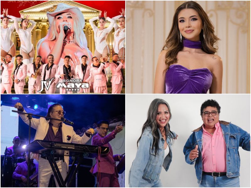 Canciones salvadoreñas de ayer y hoy figuran en este top musical. Fotos cortesía / Facebook oficial