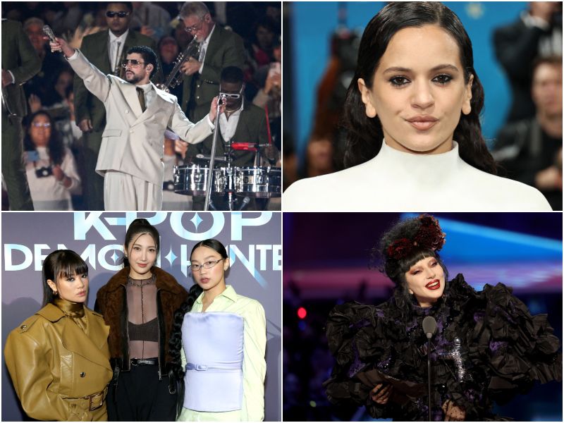 Estos artistas hicieron historia en 2025. Fotos AFP