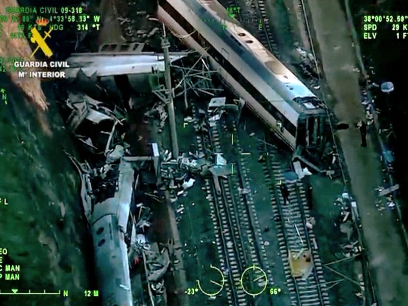 Choque trenes España Málaga