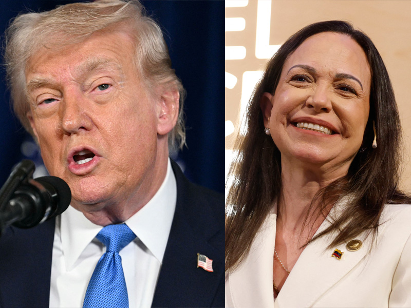 Donald Trump María Corina Machado