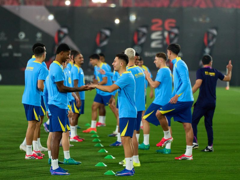 Entreno FC Barcelona Supercopa Espana 2026