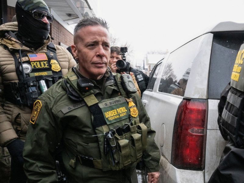 Gregory Bovino comandante de la Patrulla Fronteriza de Estados Unidos