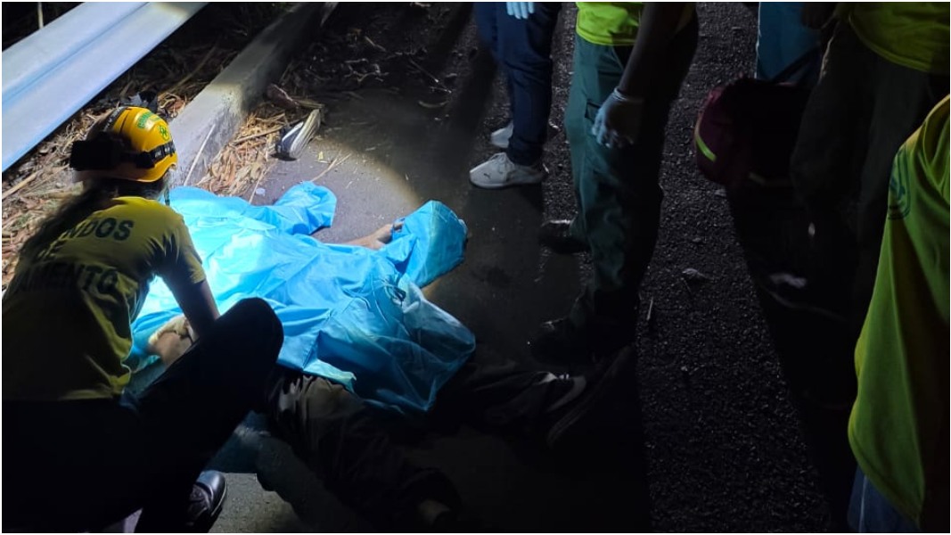 Persona atropellada en la autopista a la altura de San Juan Nonualco