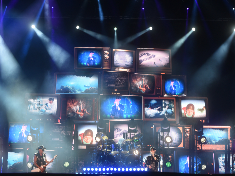 Concierto de Scorpion en El Salvador