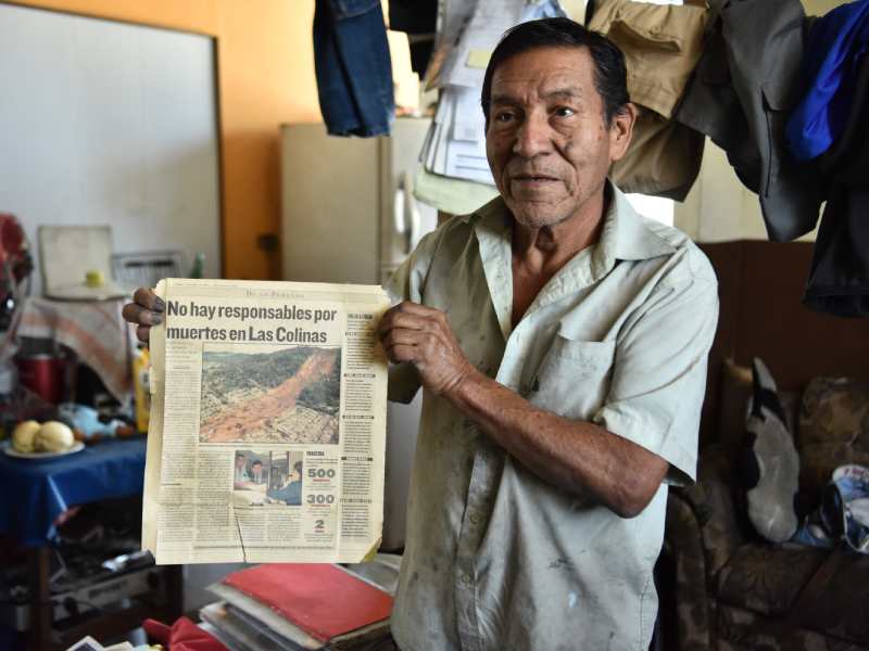 terremoto 2001 historia deslave las colinas