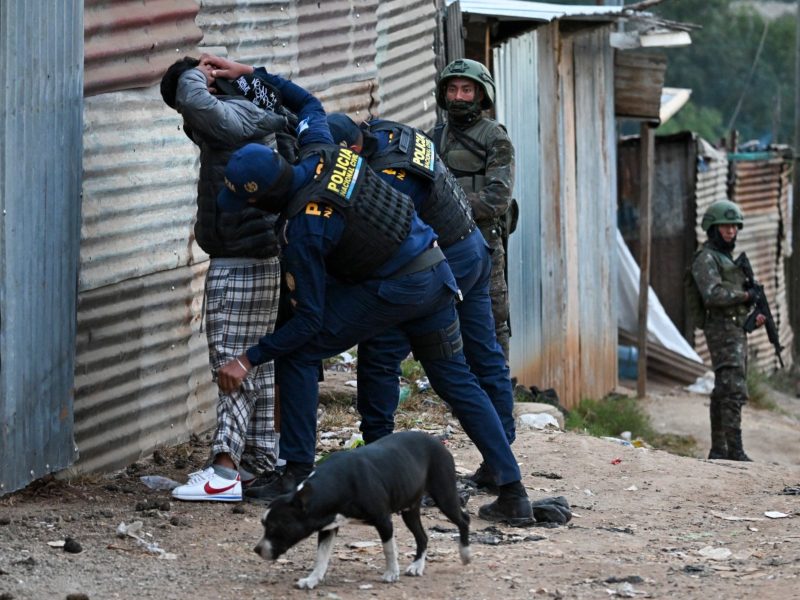 Militares Guatemala estado de sitio pandillas