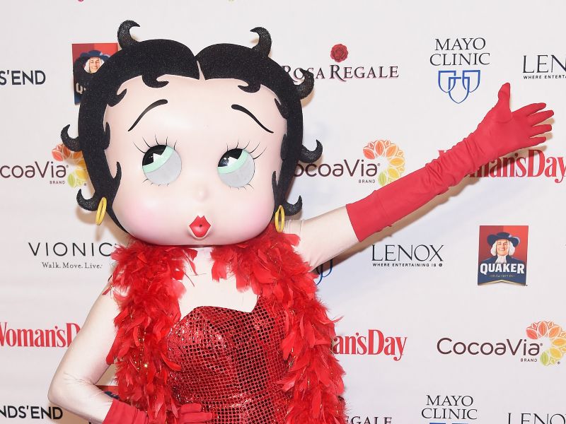 El popular personaje de dibujos animados Betty Boop fue diseñado por Grim Natwick en 1930. Foto AFP