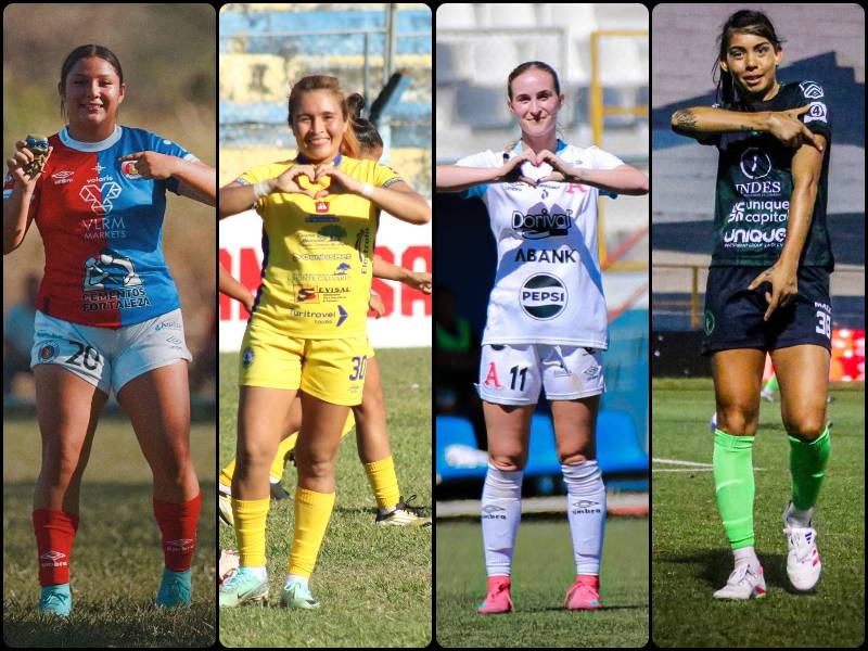Collage Goleadoras Liga Femenina