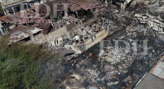 Escombros- Incendio- Centro Histórico- San Salvador