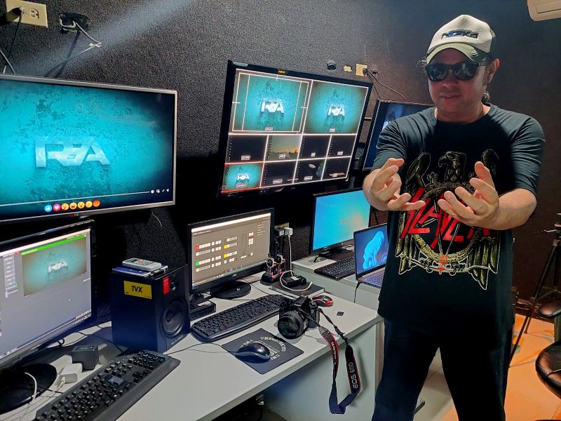 Marco Tulio Serrano es el cerebro detrás de "Rock en acción". Fotos cortesía